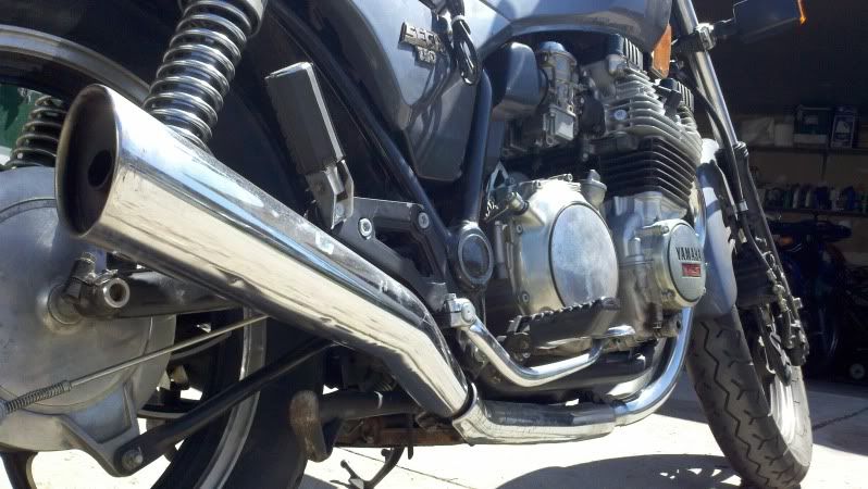 xj650 exhaust